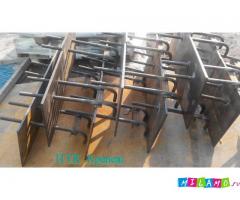 Изготовление анкеров болтов фундаментных шпильки резьбовые закладные детали.